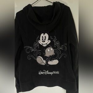 Authentic Disney Parks Mickey Mouse Zip-Up Sweater - Size Large